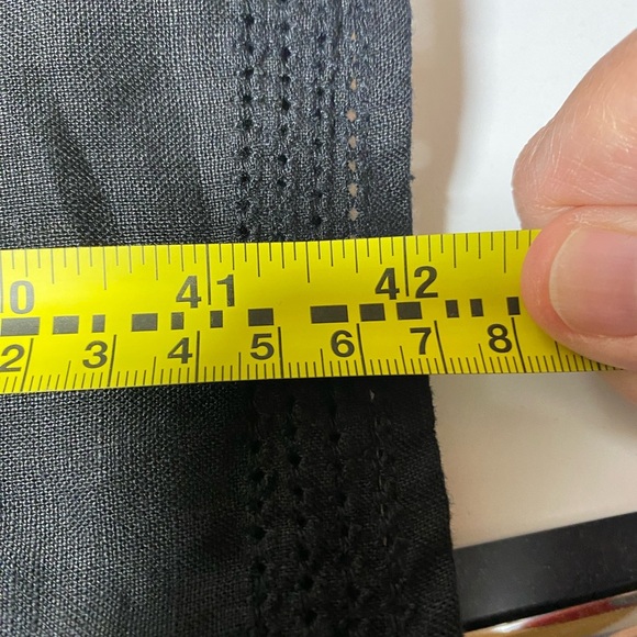 Faith Love Passion Women’s “Little Black Dress” 100% LINEN - SIZE 12 - EUC - Picture 5 of 6